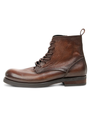 手作りエイジング牛革ブーツ