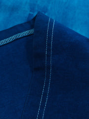 インディゴグラデーション手染めタイダイTシャツ