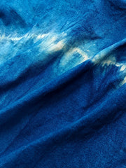 インディゴグラデーション手染めタイダイTシャツ