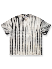 植物染めスラブ素材の手作り半袖Tシャツ