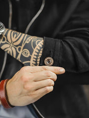 ショート丈 コットン ジップジャケット