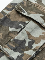 ヘビーウェイトコットンカモフラージュカーゴショーツ