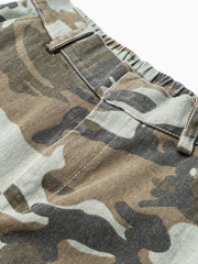 ヘビーウェイトコットンカモフラージュカーゴショーツ