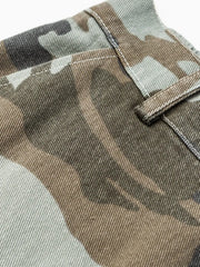 ヘビーウェイトコットンカモフラージュカーゴショーツ