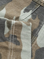 ヘビーウェイトコットンカモフラージュカーゴショーツ