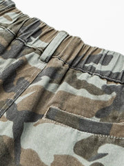 ヘビーウェイトコットンカモフラージュカーゴショーツ