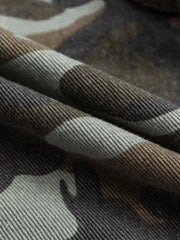 ヘビーウェイトコットンカモフラージュカーゴショーツ