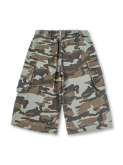 ヘビーウェイトコットンカモフラージュカーゴショーツ