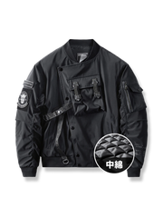 厚手ポリエステル製機能フライトジャケット「GRIM REAPERS」