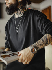 ヘビーウェイト コットン ロングスリーブT