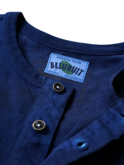 ヘビーウェイトインディゴヘンリーシャツ