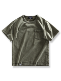 粗糸コットンとスノーウォッシュ加工が特徴のヘビーウェイトTシャツ