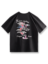 昇り龍の横須賀刺繍が施された龍年限定のヘビーウェイトTシャツ
