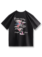 昇り龍の横須賀刺繍が施された龍年限定のヘビーウェイトTシャツ