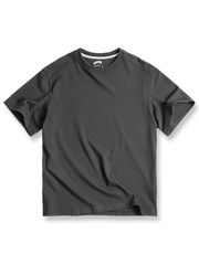 ヘビーウェイト仕様の無地グレーTシャツ