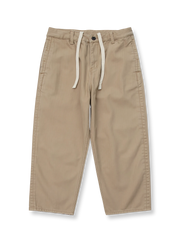 厚手ヘリンボーン生地のワークパンツ