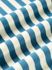 ヘンリーネックストライプティー