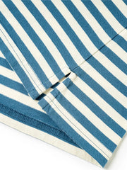 ヘンリーネックストライプティー