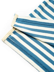 ヘンリーネックストライプティー