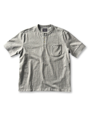 アメリカンヘンリーネックポケットTシャツ