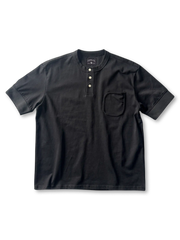 アメリカンヘンリーネックポケットTシャツ