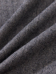 ヘリンボーン ウール混 テーラードジャケット