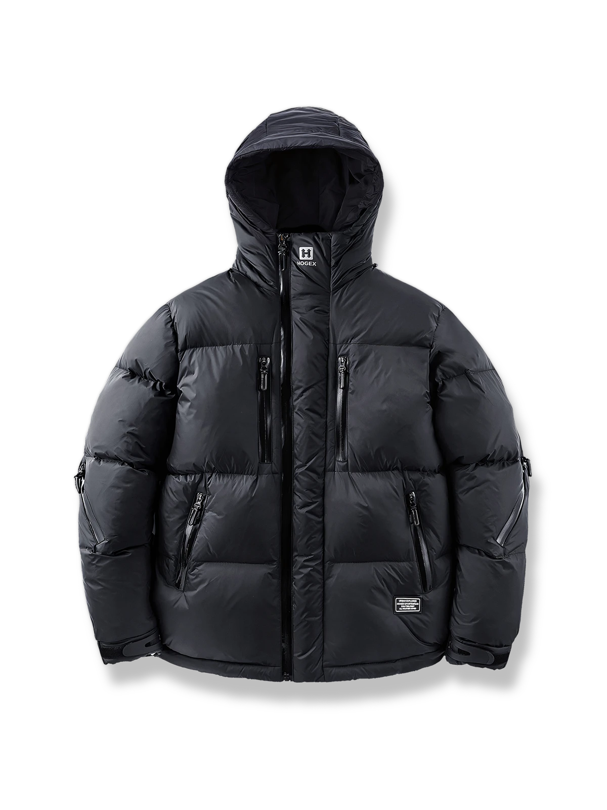 ホワイトダックダウンと防風防水ナイロンの高機能ダウンジャケット