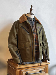 ワックスキャンバス マーシャルフライトジャケット