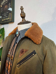 ワックスキャンバス マーシャルフライトジャケット