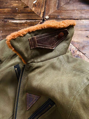 ワックスキャンバス マーシャルフライトジャケット