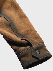 マルチポケット イエロー レザージャケット