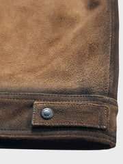 マルチポケット イエロー レザージャケット