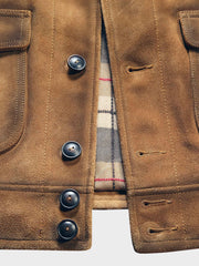 ジョニー・デップ スエード レザージャケット