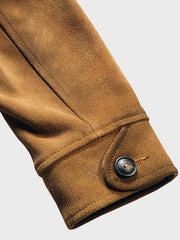 ジョニー・デップ スエード レザージャケット