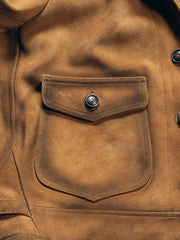 ジョニー・デップ スエード レザージャケット