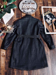 22オンスセルビッチデニム トレンチコート