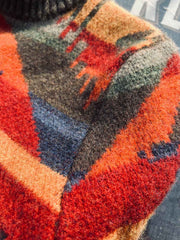 ナバホジャカードウール セーター