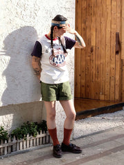 HOTROD ラグランスリーブTシャツ