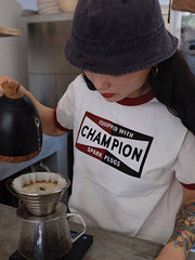 HOTROD ラグランスリーブTシャツ