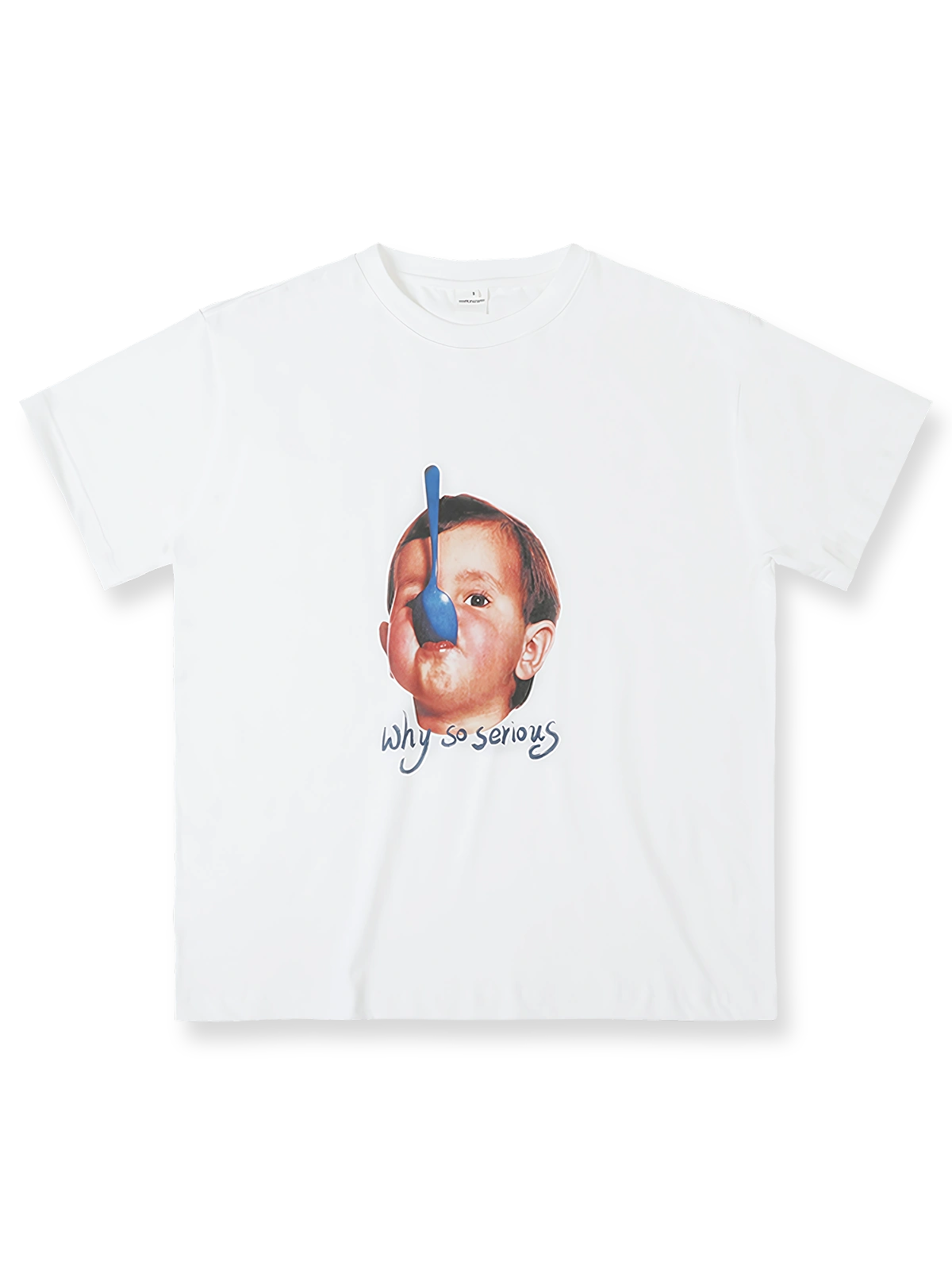 ユーモアデジタルプリントTシャツ。