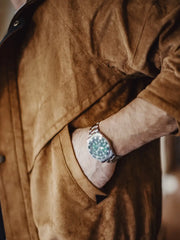 ハンティングコーチジャケット スエードタッチ