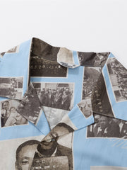 I HAVE A DREAM キング牧師プリントアロハシャツ