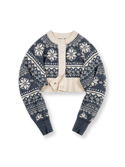 アイスランド風ショートロピーセーターの製品イメージ