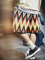 インディアンナバホジグザグショーツ