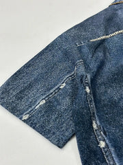 インディアン雷鳥プリントデニムシャツ