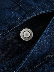 インディゴプラントダイドデニムワークベスト