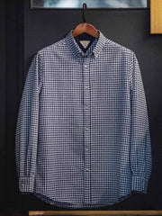 IVYチェック柄 ノンアイロンバブルシャツ