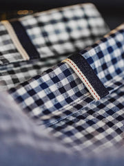 IVYチェック柄 ノンアイロンバブルシャツ