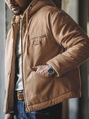 J141フード付きジャケットの着用スタイリング例