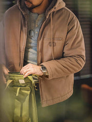 J141フード付きジャケットの着用スタイリング例